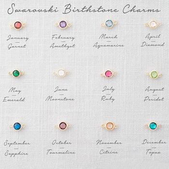 Sterling Silver Create Your Own Mini Birthstone Bracelet, 4 of 10