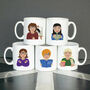 Personalised Sports Fan Gift Mug For Her, thumbnail 2 of 8