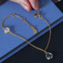 Blue Topaz And Sapphire Gemstone Bracelet, thumbnail 2 of 6