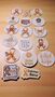Leukemia Awareness Orange Ribbon Edible Cake Toppers 15, thumbnail 1 of 4