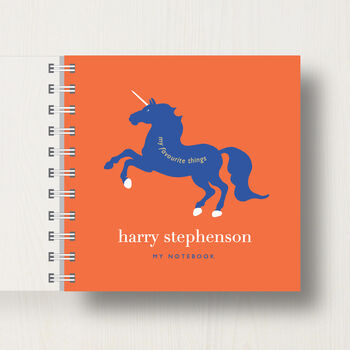 Personalised Kid's Unicorn Small Notebook, 6 of 9