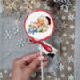 Merry And Bright Vintage Santa Lollipop, thumbnail 1 of 3