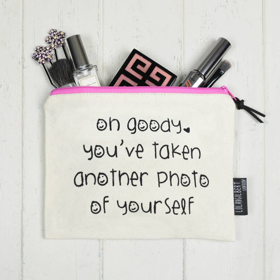 oh goody you've taken another photo make up bag by home & glory ...