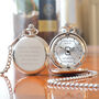 Personalised Hexagonal Design Monogram Pocket Watch, thumbnail 2 of 5