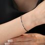 Sapphire Gemstone Bracelet, thumbnail 4 of 8