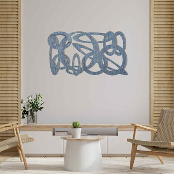 Orbit Abstract: Wooden Circle Wall Art For Modern Homes, 10 of 12