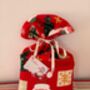 Christmas Fabric Gift Bags, thumbnail 1 of 7