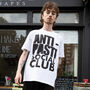 Anti Pasti Social Club Unisex Slogan T Shirt In White, thumbnail 3 of 5