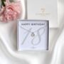 18th Birthday Initial Necklace – Sterling Silver Or Gold, thumbnail 1 of 6