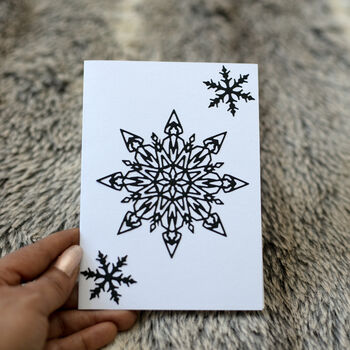 Black And White Christmas Cards Pack, 5 of 5