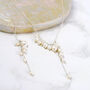 Delicate Black Or White Pearl Waterfall Necklace, thumbnail 11 of 12