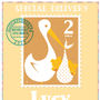Personalised Twins 'Special Delivery' New Babies Print, thumbnail 5 of 5