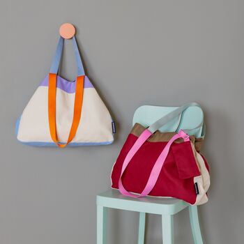 Vibrant Shoulder Bag And Carry Bag In 100% Cotton Canvas, 2 of 6