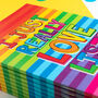 I Just Really Love Lists A5 Rainbow Stripe Notebook, thumbnail 10 of 10