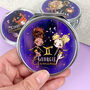 Zodiac Personalised Starsign Compact Mirror, thumbnail 5 of 8