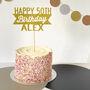 Personalised 50th Birthday Cake Topper, thumbnail 2 of 4