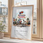 City Landmark Travel Destination Cards For Las Vegas USA, thumbnail 2 of 7