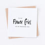 Maid Of Honour Wedding Bridal Card, thumbnail 4 of 6