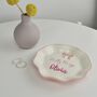 Personalised Bow Trinket And Jewellery Dish, thumbnail 1 of 5