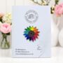 Rainbow Sunflower Enamel Lapel Pin Badge, Botanical Floral Brooch, Lgbtqia+ Awareness, Jewellery Gifts, thumbnail 1 of 8