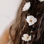 Harriet Bridal Wedding Wild Rose Flower Hair Pins, thumbnail 2 of 7