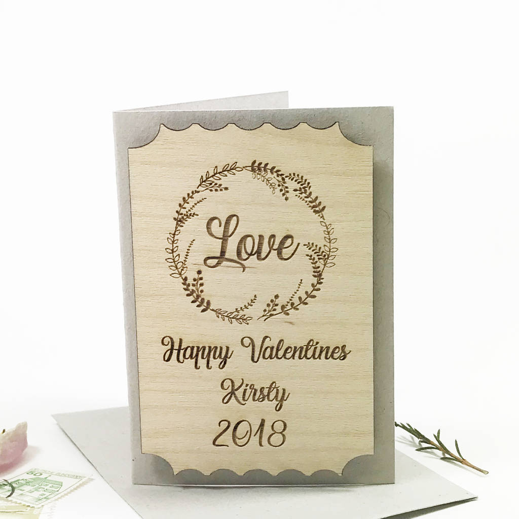 Personalised Love Keepsake Valentines Card, 1 of 2