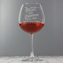 Personalised Mum You Deserve This Gin Glass, thumbnail 2 of 4