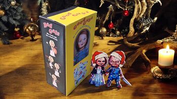 Chucky And Bride Of Chucky Tiffany Christmas Tree Decoration, 8 of 12