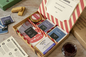 Afternoon Tea Letter Box Hamper With British Grown Tea, 4 of 11