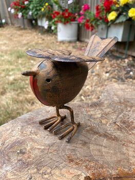 Metal Robin Garden Ornament Sympathy / Remembrance Gift, 3 of 8