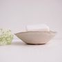 Handmade Oatmeal White Ceramic Stoneware Soap Dish, thumbnail 2 of 7