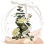 Bobo Balloon With Rose/Eucalyptus Floral Arrangement, thumbnail 8 of 8