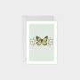 Butterfly And The Ladybirds Greetings Card, thumbnail 2 of 2