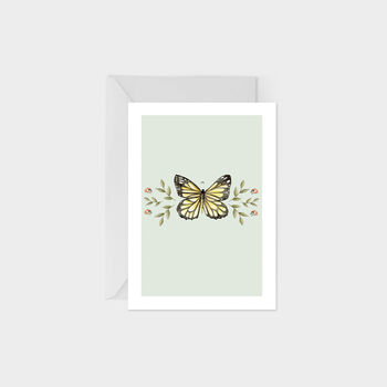 Butterfly And The Ladybirds Greetings Card, 2 of 2