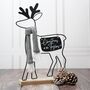 Personalised Christmas Sign Reindeer Your Name Here, thumbnail 3 of 4