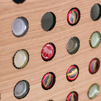 Beer Bottle Cap Collector Match Four In A Row Game, 3 of 7