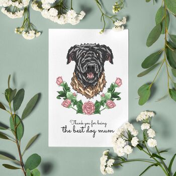 Personalised Dog Dad Card For Airedale Terrier Dad, 8 of 12