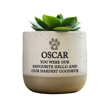 Personalised Pet Memorial Plant Pot For Sympathy, 4 of 4