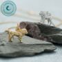 Lion Charm Necklace, Sterling Silver Or Gold Plated, thumbnail 1 of 12
