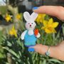 Easter Hand Blown Glass Bunny, thumbnail 6 of 11
