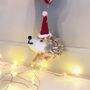 Hedgehog With Christmas Hat, thumbnail 2 of 3