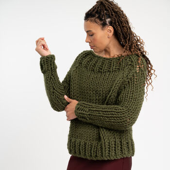 Claire Jumper Easy Knitting Kit, 3 of 12