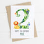 Personalised Children's Birthday Card Jungle Lion, thumbnail 4 of 7
