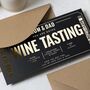 Personalised Gold Foil Wine Tasting Voucher For Parents, thumbnail 4 of 9