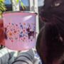 Painted Cat Enamel Mug, thumbnail 4 of 9