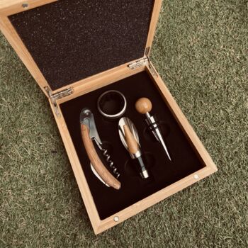 Engraved Wine Gift Set, 6 of 8