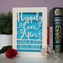 Personalised Papercut Happily Ever After Card, thumbnail 4 of 10