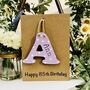 Personalised 85th Birthday Wooden Keepsake Card, thumbnail 2 of 5