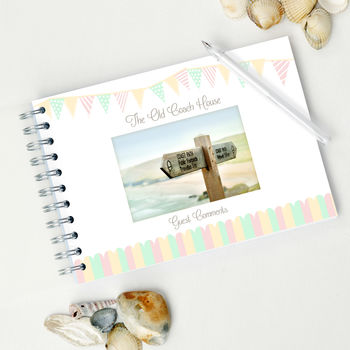 Personalised Holiday Home Guest Book, 2 of 12