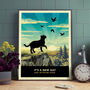 Limited Edition Cat Lovers Gift Print ‘Feline Good’, thumbnail 1 of 10